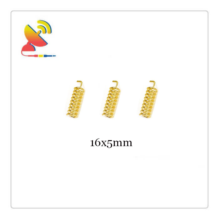 C&T RF Antennas Inc.- 16x5mm Compact 915 MHz Copper Spring Antennas Manufacturer