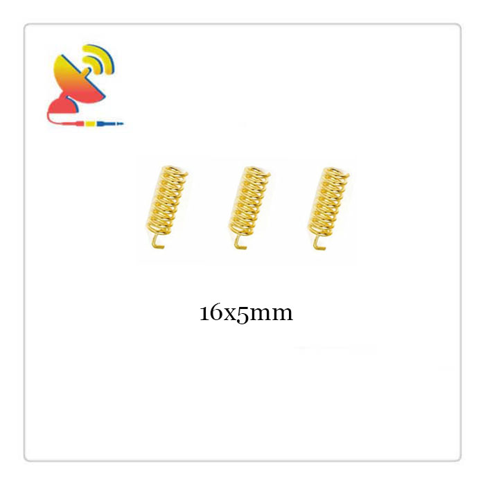 C&T RF Antennas Inc.- 16x5mm Dual-band LoRa ISM 850-930MHz Spring Antennas Manufacturer