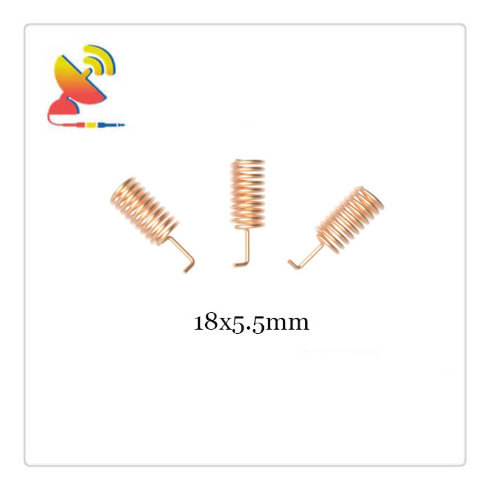 C&T RF Antennas Inc.- 18x5.5mm Spring Antennas 868 MHz 915 MHz Helical Antennas Manufacturer