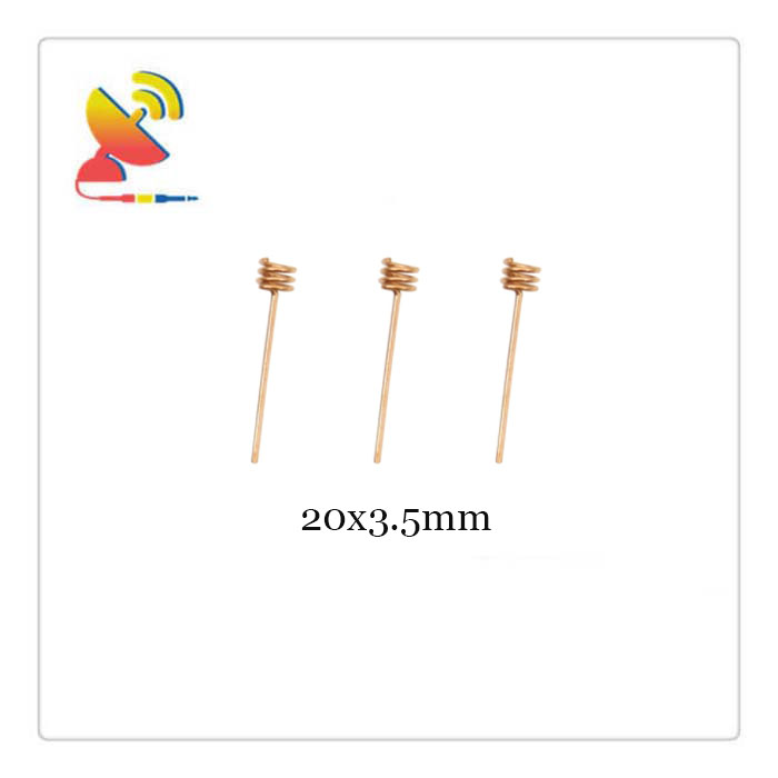 C&T RF Antennas Inc. - 20x3.5x0.6mm Zigbee 2.4GHz Spring Antennas Manufacturer