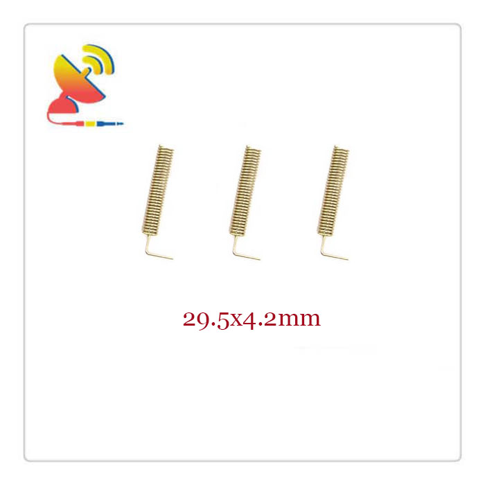 C&T RF Antennas Inc. - 29.5x4.2x0.6mm 315MHz RF Receiver Spring Helical Antennas Manufacturer