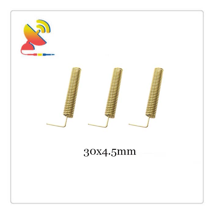 C&T RF Antennas Inc. - 30x4.5mm 433MHz Spring Coil Helix Antenna Manufacturer