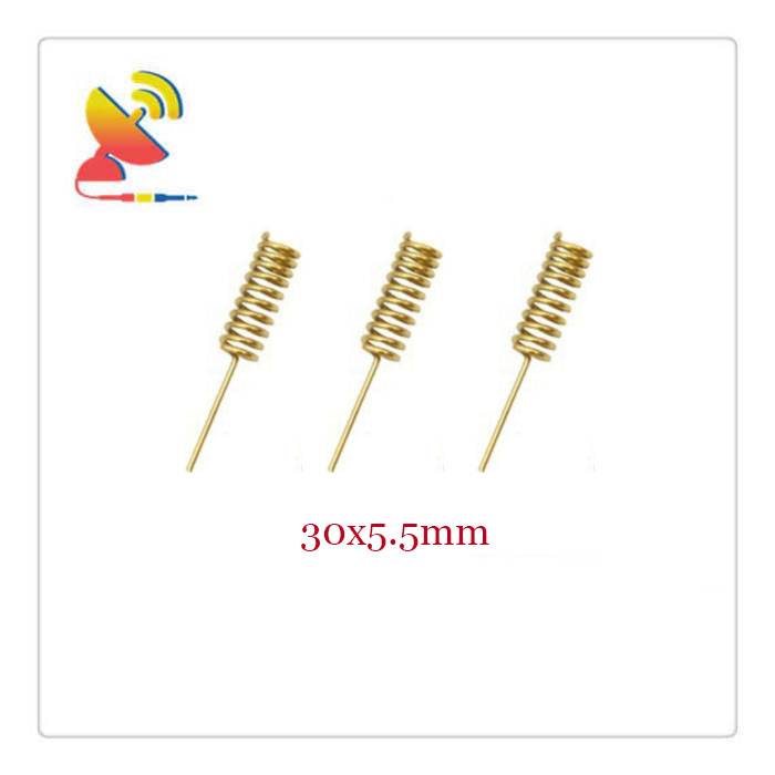 C&T RF Antennas Inc.- 30x5.5mm 868MHz 900MHz 915MHz Lora GSM Spring Coil Antennas Manufacturer