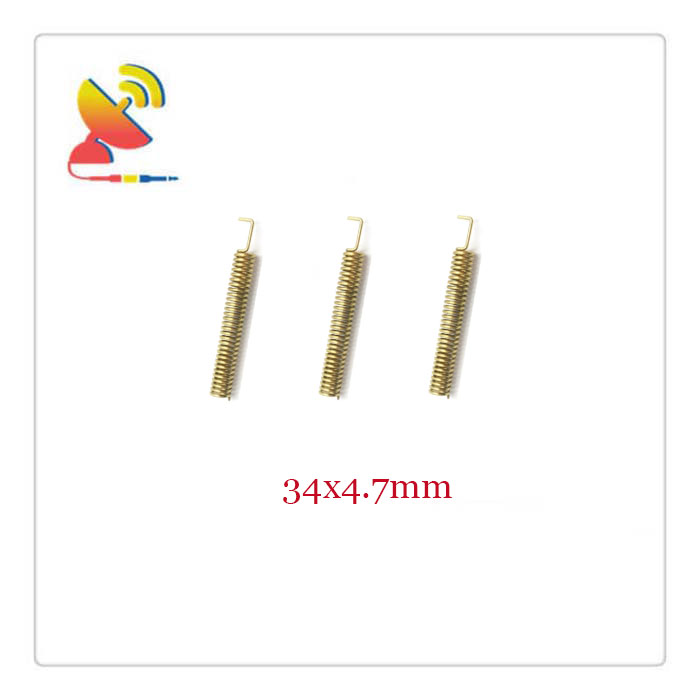 C&T RF Antennas Inc. - 34x4.7x0.6mm 315mhz Copper Spring Antenna For Wireless Communication