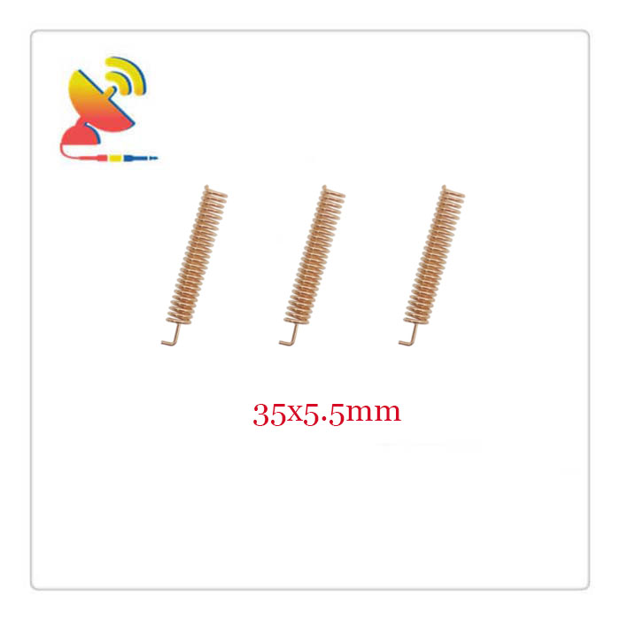 C&T RF Antennas Inc. - 35x5.5x0.8mm 315MHz Helical Coil Spring Antenna For Wireless