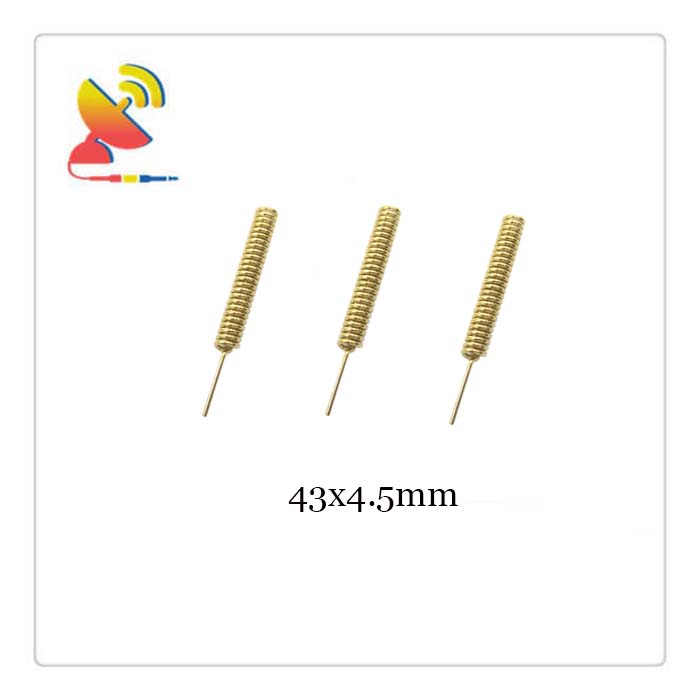 C&T RF Antennas Inc. - 43x4.5mm Helical Spring Antenna 433MHz Manufacturer