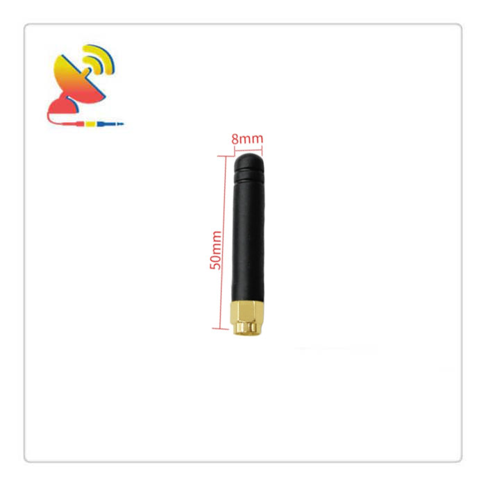 C&T RF Antennas Inc. - 8x50mm Black Color 315 MHZ SMA Male Plug Straight 5cm RF Radio Antennas Manufacturer
