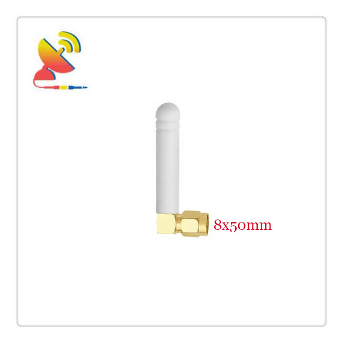 C&T RF Antennas Inc. - 8x50mm White Color SMA Male Right-Angle 433MHz Receiver Antennas Manufacturer