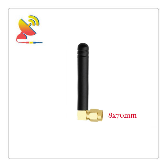 C&T RF Antennas Inc. - 8x70mm SMA Connector Right-Angle Lora 433MHz Antennas Manufacturer
