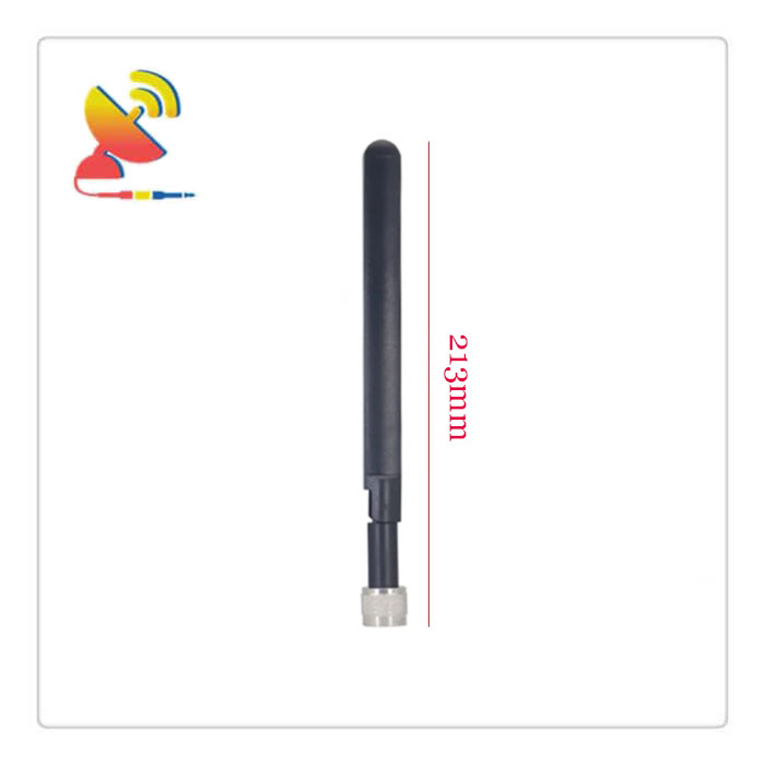 C&T RF Antennas Inc. - 13x213mm CBRS 3.5 GHz Omnidirectional Rubber Duck Antenna with N-Male Connector