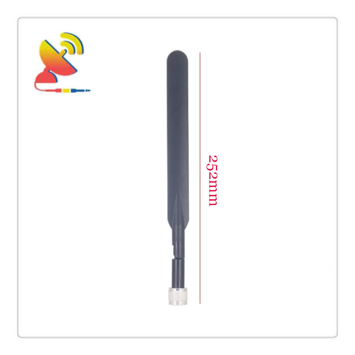 C&T RF Antennas Inc. - 13x252mm High-gain Rubber Duck N-Type Antenna CBRS 3.5 GHz Network Antenna