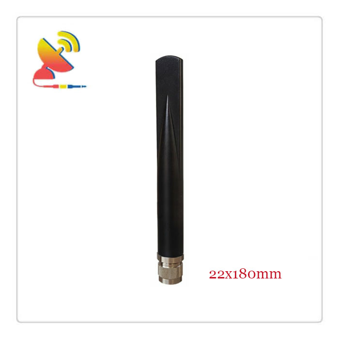 C&T RF Antennas Inc. - 22x180mm 4G 5G CBRS Rigid Rubber Duck Antenna with N-type Connector