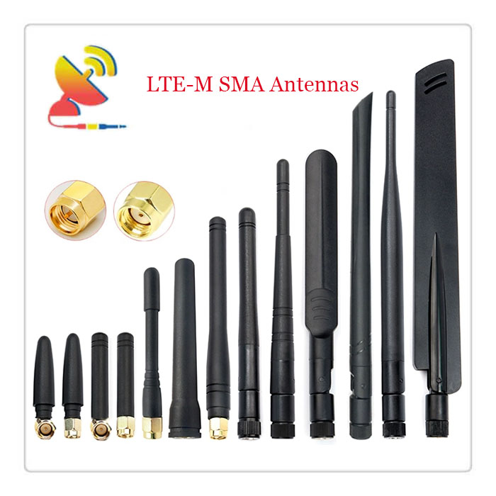 C&T RF Antennas Inc.- Types of High-performance CAT-M1 LTE-M Antenna SMA Styles