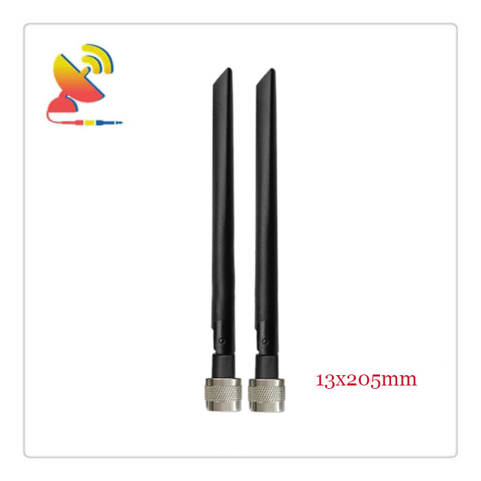 C&T RF Antennas Inc. - 13x205mm Dual-band 2.4 GHz 5GHz Antennas With N-Male Connectors