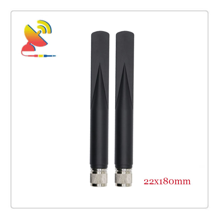 C&T RF Antennas Inc. - 22x180mm Black Color Omni Dual-band WiFi 2.4 GHz 5GHz Antennas Manufacturer