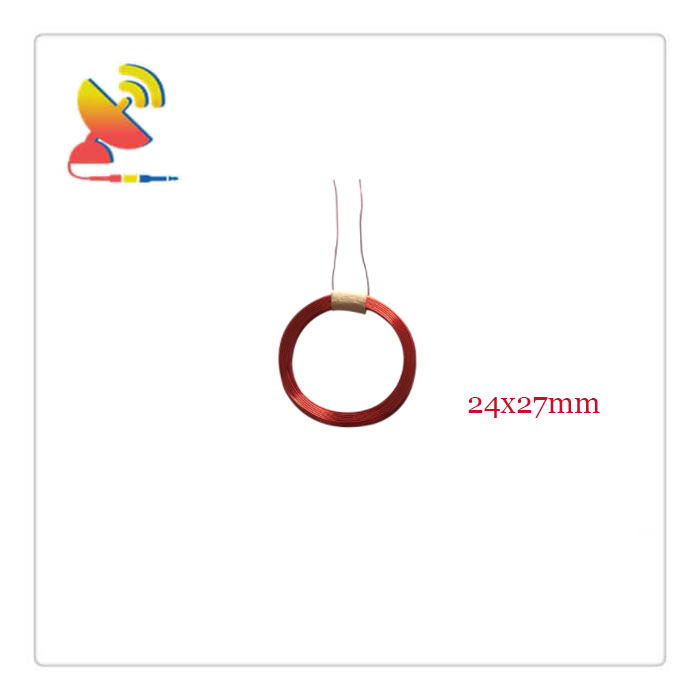 C&T RF Antennas Inc. - 24x27mm Coil Charging RFID 125kHz Antennas Manufacturer