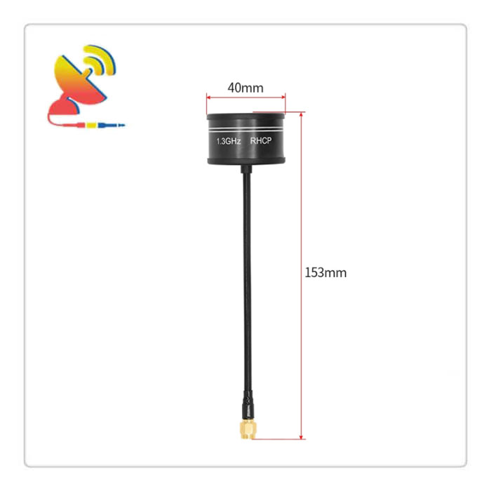 C&T RF Antennas Inc.- 40x153mm 1.2 GHz FPV Antenna LHCP Antenna with SMA Connector Manufacturer