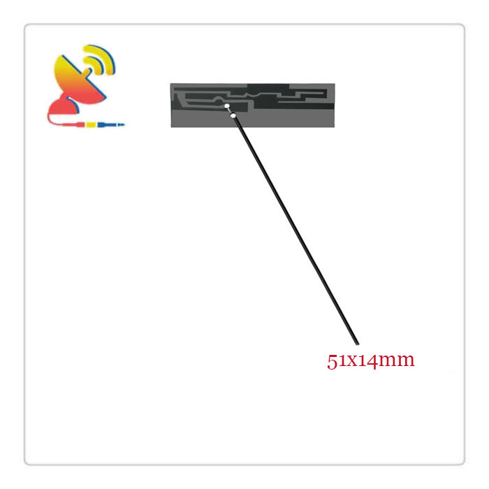 C&T RF Antennas Inc. - 51x14mm Cellular Router Internal Antenna 4G LTE Flex Antenna