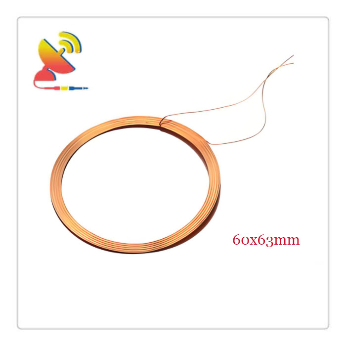 C&T RF Antennas Inc. - 60x63mm 13.56 MHz NFC Coil Wire Antennas Manufacturer