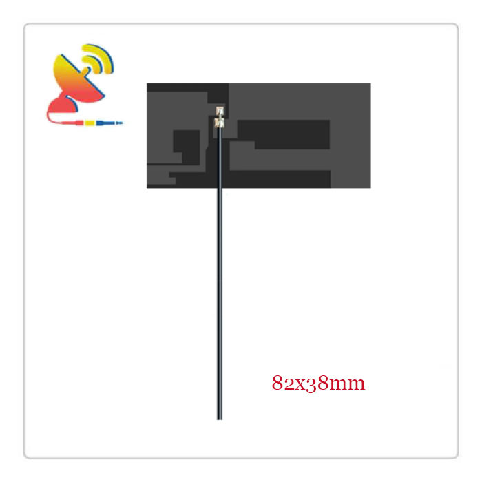 C&T RF Antennas Inc. - 82x38mm High-Gain Wifi Internal Flexible PCB Antenna 2.4 GHz