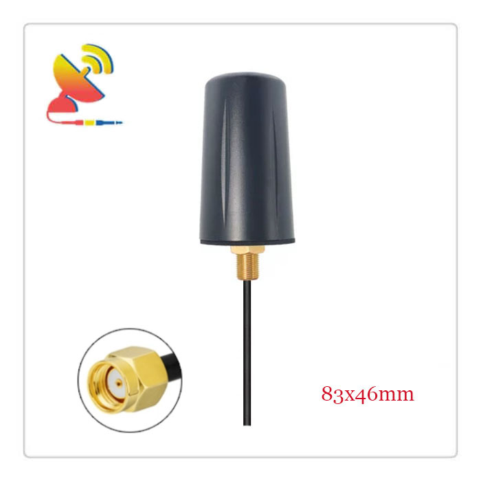 C&T RF Antennas Inc.- 83x46mm PR-SMA Male Connector 4G Screw Mount Antennas Manufacturer