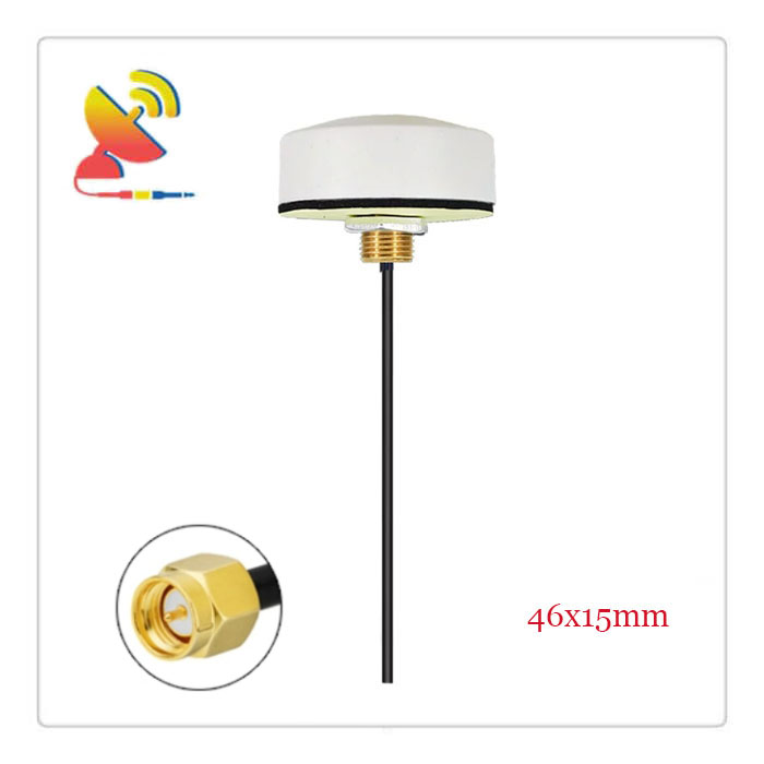 C&T RF Antennas Inc.- 46x15mm SMA Male 433 MHz ISM LoRa Puck Antennas Manufacturer
