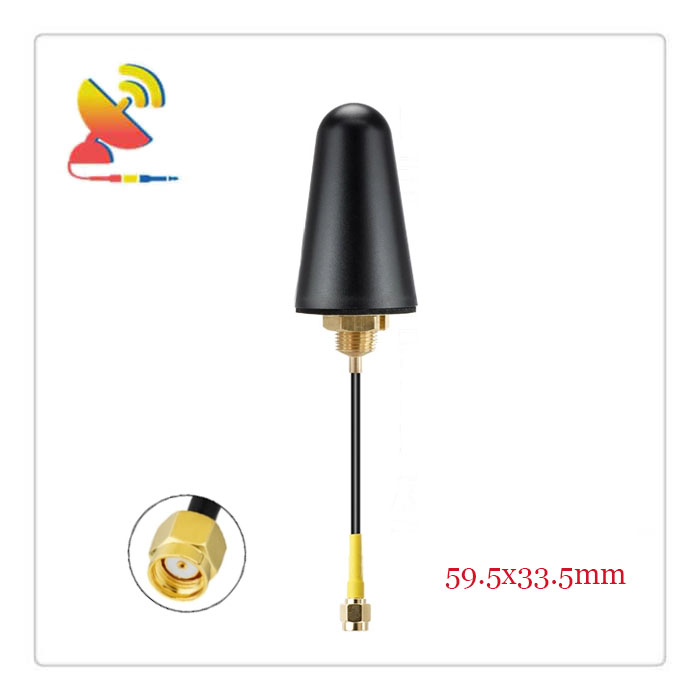 C&T RF Antennas Inc.- 59.5x33.5mm RP-SMA Male Connector Low Profile Wi-Fi Puck Antennas Manufacturer