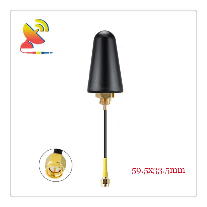 C&T RF Antennas Inc.- 59.5x33.5mm SMA 433 MHz LoRa Omni-Directional Dome Antennas Manufacturer
