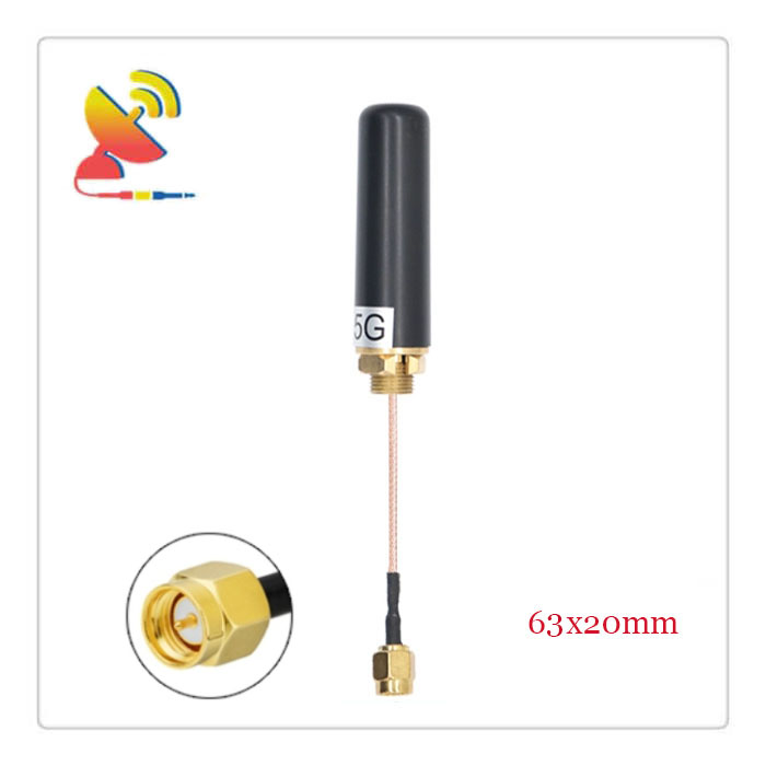 C&T RF Antennas Inc.- 63x20mm External Dome Antenna 4G LTE 5G SMA Antenna