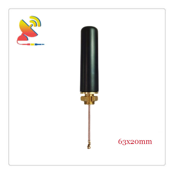 C&T RF Antennas Inc.- 63x20mm IPEX 4G NB-IoT Through-hole Screw Mount Antennas Manufacturer