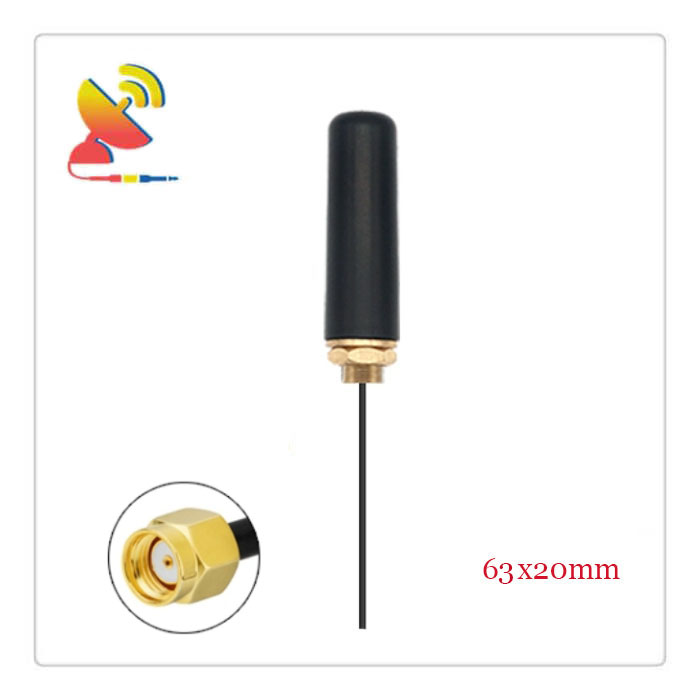 C&T RF Antennas Inc.- 63x20mm RP-SMA LoRa 433MHz Omni-Directional Dome Antennas Manufacturer