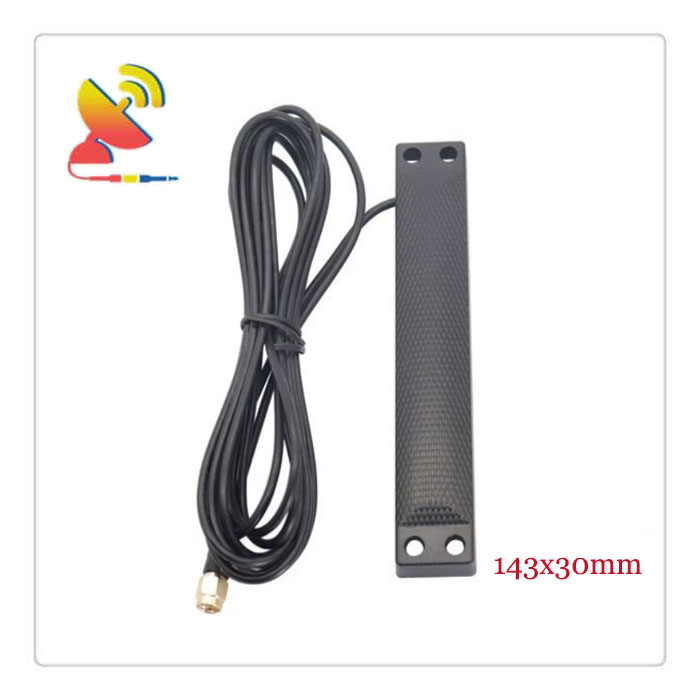 C&T RF Antennas Inc.- 143x30x11mm Low-profile NB-IoT/Cat-M SMA Adhesive Blade Antennas Manufacturer