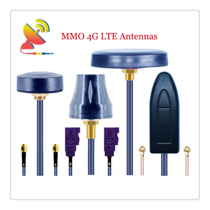 C&T RF Antennas Inc.- Low-profile 2x2 MMO 4G LTE Antennas With Different Connector Types