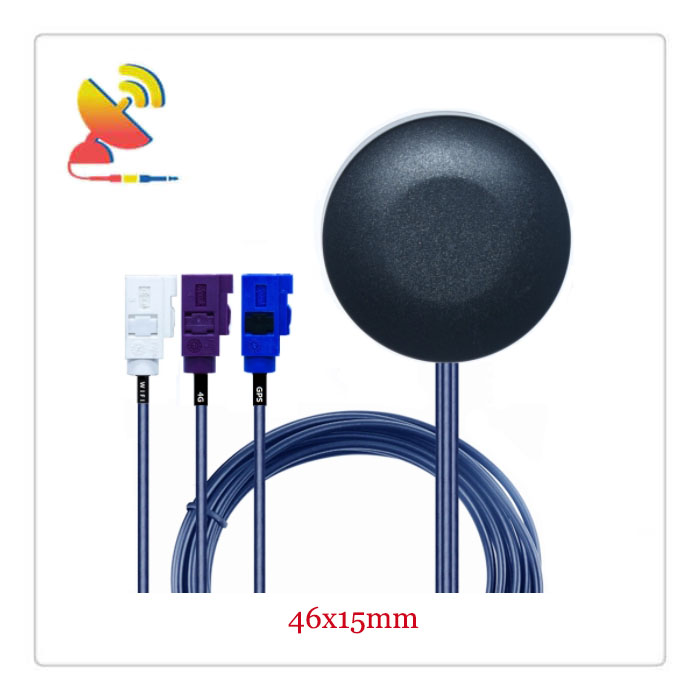 C&T RF Antennas Inc.- 46x15mm Low-profile 3-in-1 4G+GPS+WiFi MIMO Combination Antennas Manufacturer