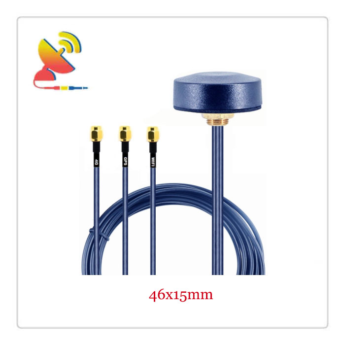 C&T RF Antennas Inc.- 46x15mm Low-profile 3x3 MIMO 4G WiFi GPS Dome Antennas Manufacturer