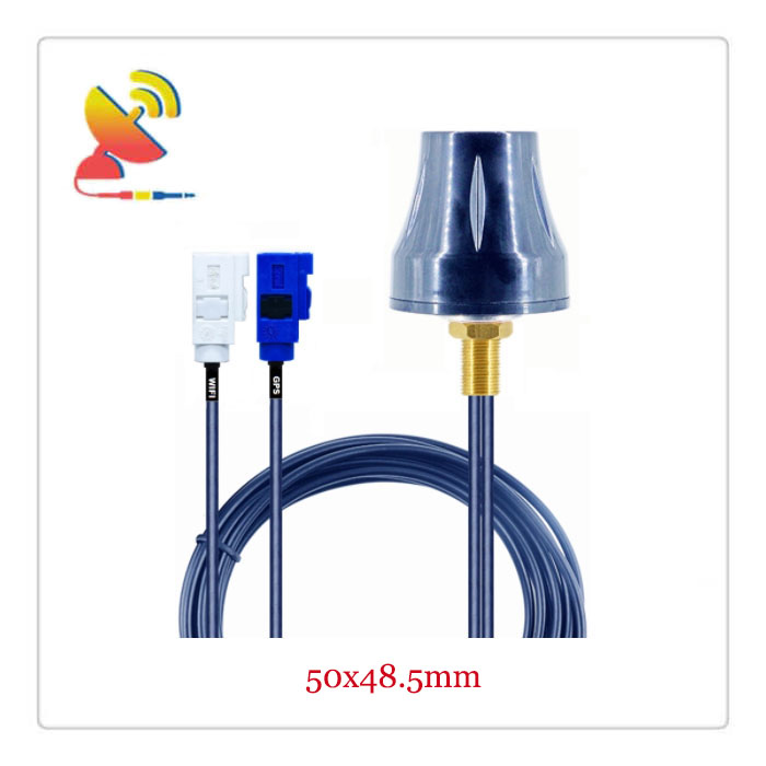 C&T RF Antennas Inc.- 50x48.5mm Low-Profile MIMO Wi-Fi + GPS Screw Mount Antennas Manufacturer