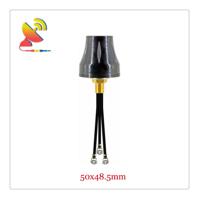 C&T RF Antennas Inc.- 50x48.5mm Low-profile MIMO 3x3 4G+GPS+BT Dome Antennas Manufacturer