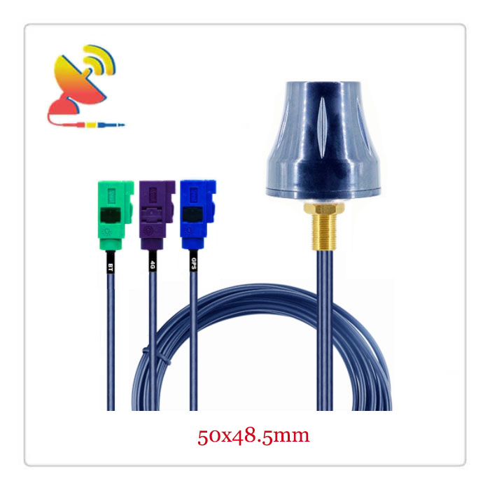 C&T RF Antennas Inc.- 50x48.5mm Low-profile MIMO 3x3 4G+GPS+BT Through-hole Antennas Manufacturer