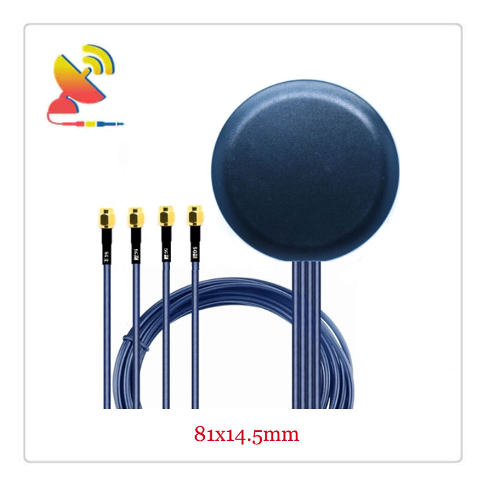 C&T RF Antennas Inc.- 81x14.5mm 4x4 Cellular 4G LTE 5G NR MIMO Puck Antennas Manufacturer