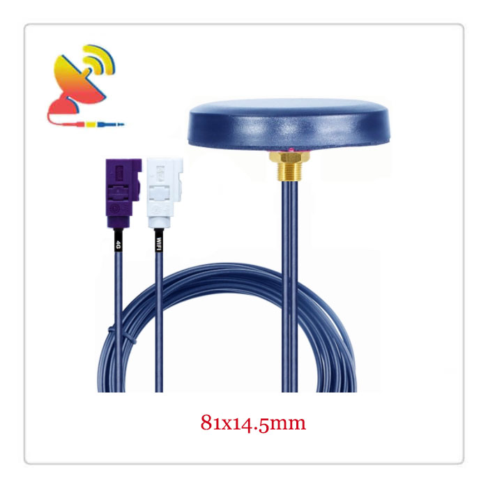 C&T RF Antennas Inc. - 81x14.5mm Low-Profile MIMO 4G+Wi-Fi Combination Vehicle Antennas Manufacturer