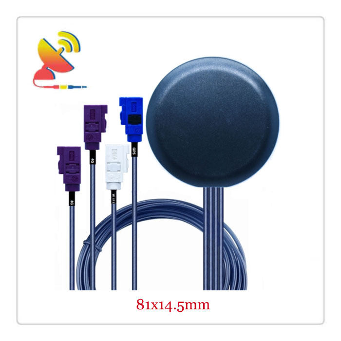 C&T RF Antennas Inc.- 81x14.5mm Low-profile 4x4 MIMO 4G LTE+GPS+WiFi Puck Antennas Manufacturer