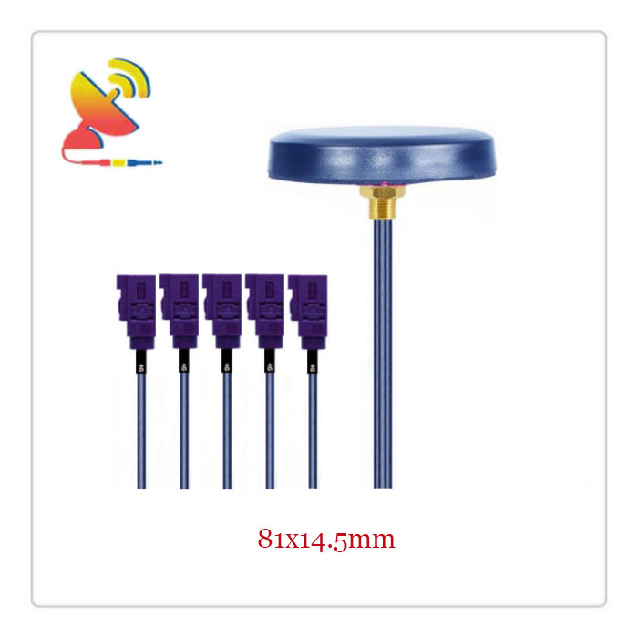 C&T RF Antennas Inc.- 81x14.5mm Low-profile 5-in-1 Cellular 4G LTE MIMO External Antennas Manufacturer