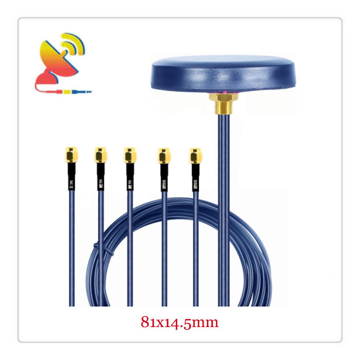 C&T RF Antennas Inc.- 81x14.5mm Low-profile 5x5 5G 4G Cellular MIMO Combination Antennas Manufacturer
