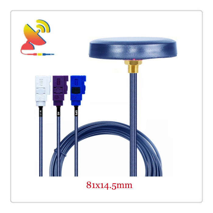 C&T RF Antennas Inc.- 81x14.5mm Low-profile Cellular LTE 4G+WiFi+GPS 3-in-1 Antennas Manufacturer