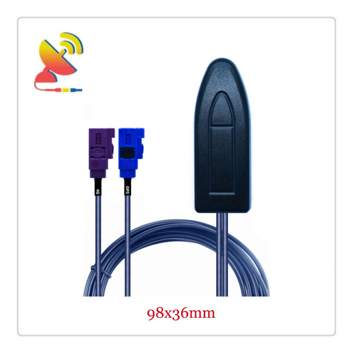 C&T RF Antennas Inc.- 98x36mm Low-Profile 2x2 MIMO 4G+GPS/GNSS Combination Antennas Manufacturer