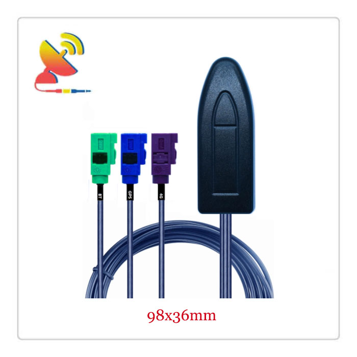 C&T RF Antennas Inc.- 98x36mm Low-profile 3-in-1 4G+GPS+BT 3x3 MIMO Antennas Manufacturer