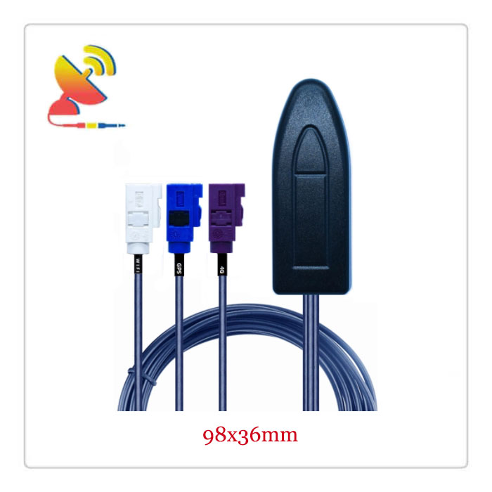C&T RF Antennas Inc.- 98x36mm Low-profile MIMO 3x3 4G+GPS+WiFi Combination Antennas Manufacturer