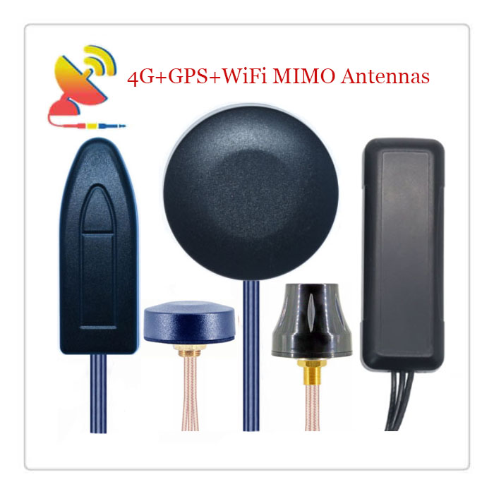 C&T RF Antennas Inc.- Types of Low-profile 4G+GPS+WiFi 3x3 MIMO Antennas