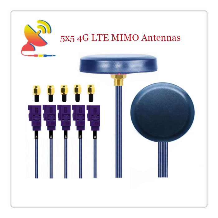 C&T RF Antennas Inc.- Types of Low-profile 5x5 4G LTE MIMO Antennas