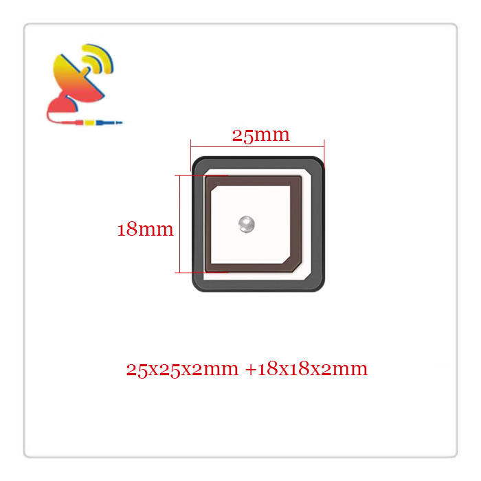 C&T RF Antennas Inc. - 25x25x2mm +18x18x2mm High-Precision Internal L1 L5 GNSS Passive Ceramic Antennas Manufacturer